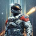 starfield spacesuit