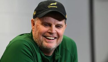 Springboks coach mocks All Blacks speculation with AI video of Tony Brown