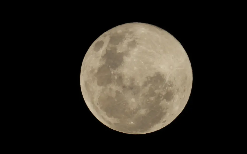 A supermoon from 2025. Photo: Dr Brenda Midson / SUPPLIED