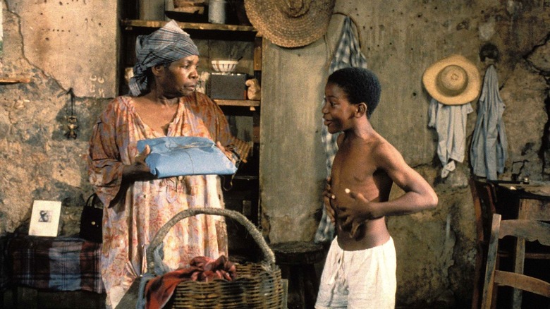 Ma'Tine and Jose in a Martinique kitchen in Sugar Cane Alley