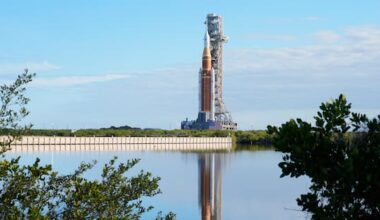 NASA's new moon rocket heads to the pad ahead of astronaut launch