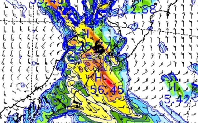 Sweltering temperatures across New Zealand fade before rain hits centre of country