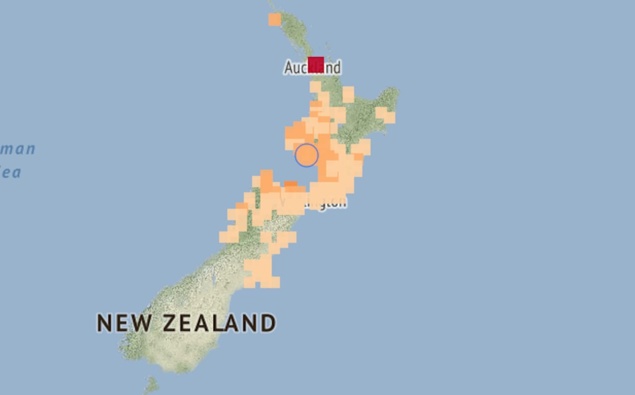 Magnitude 5.4 quake shakes central New Zealand