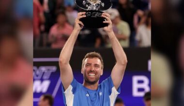 Tennis battler claims $1 million jackpot