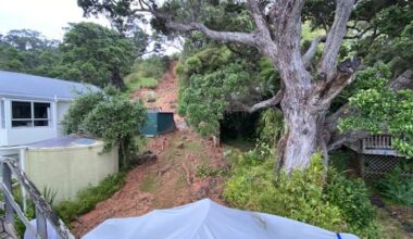 Five homes red-stickered in wake of coastal Whangārei weather bomb