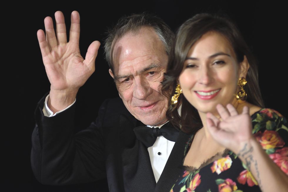 Tommy Lee Jones and Victoria Jones at the Tokyo International Film Festival 2017