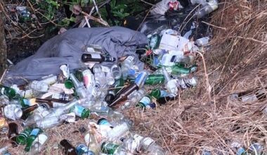 Litter louts strike picturesque hillside near Martinborough