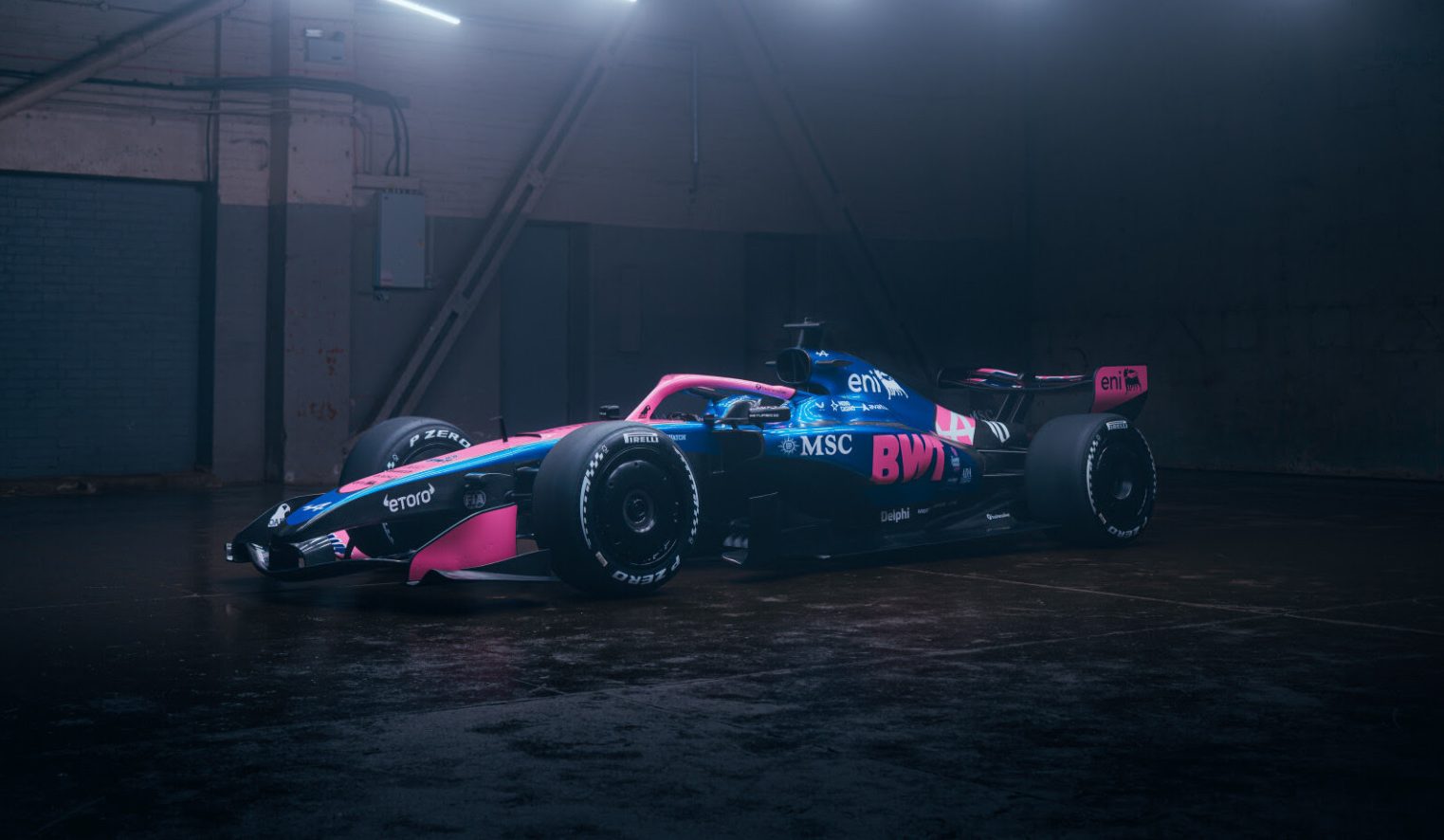 Alpine launches 2026 F1 car aboard cruise ship