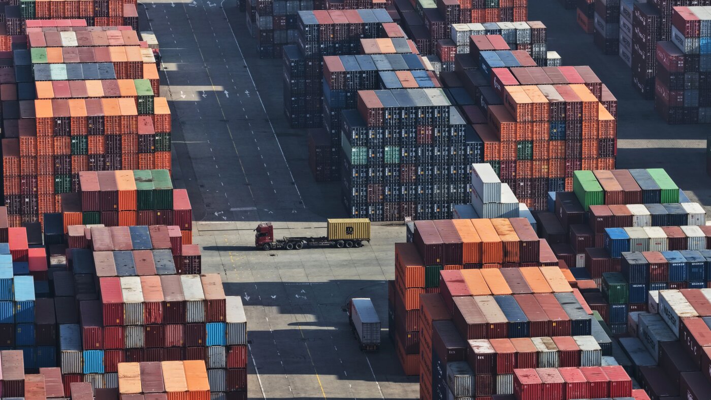 China's trade surplus surges 20% to a record $1.2 trillion, even with Trump's tariffs : NPR