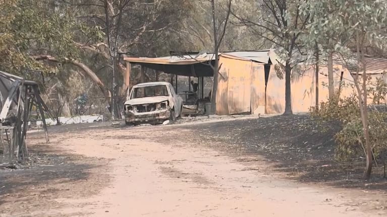 Victoria bushfires aftermath. 