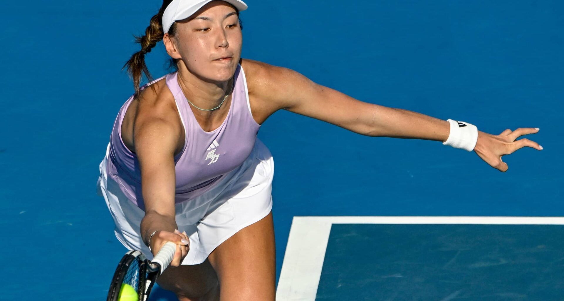Wang Xinyu survives match point to win three-set thriller at ASB Classic | News Article | ASB Classic
