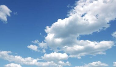 Last of the blue skies for a while