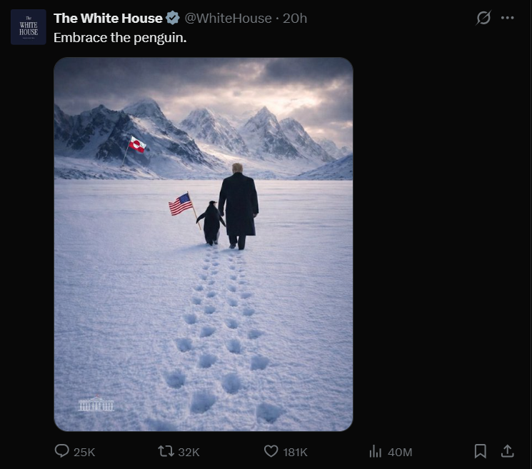 (Image Credit - The White House/ X) White House post draws attention