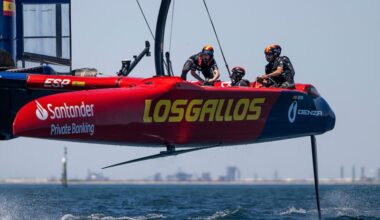 SailGP: Spain badly damaged during practice session in Freo