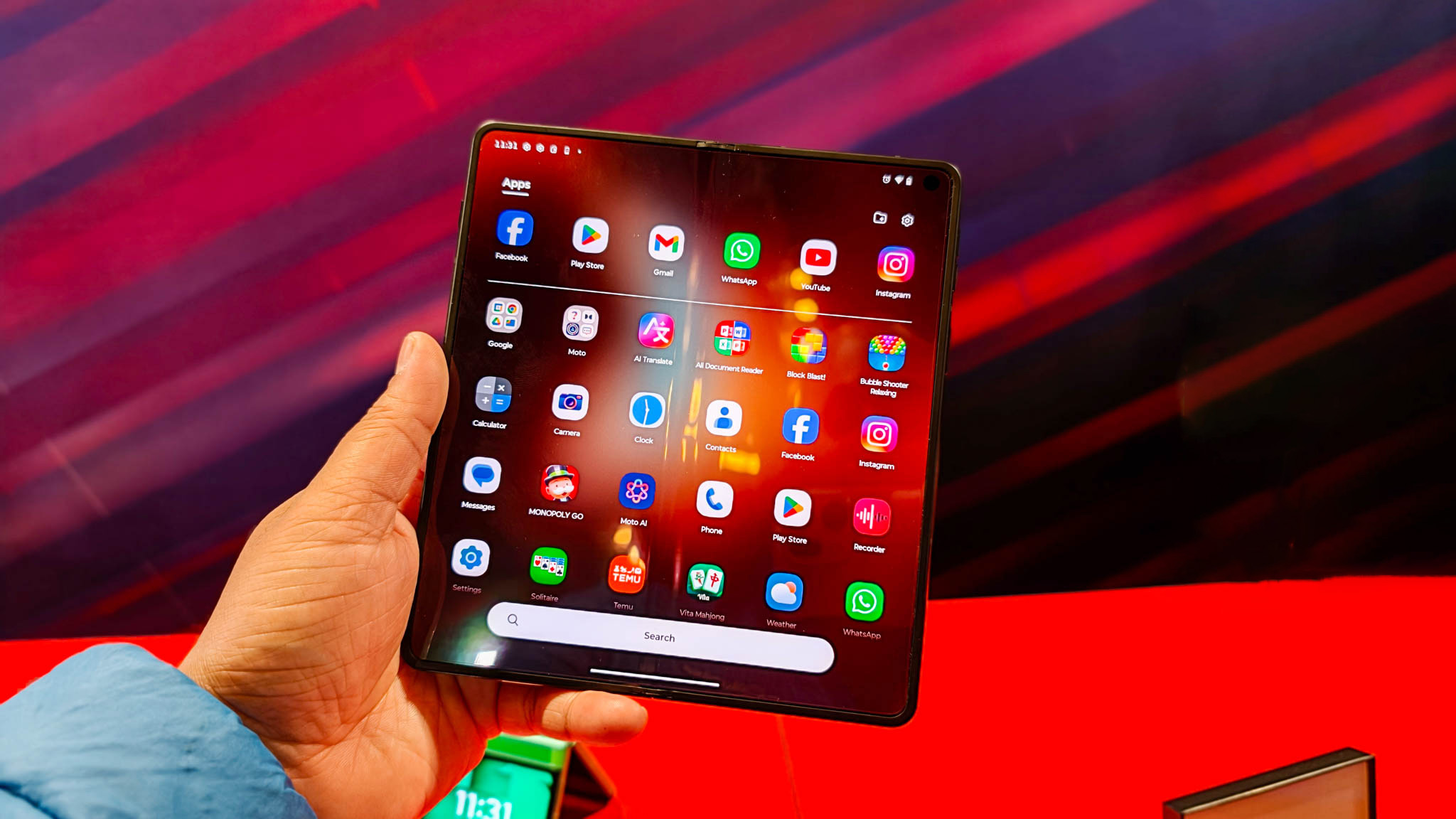 Motorola Razr Fold hands-on testing