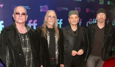 U2 attend world premiere of new Guggi documentary