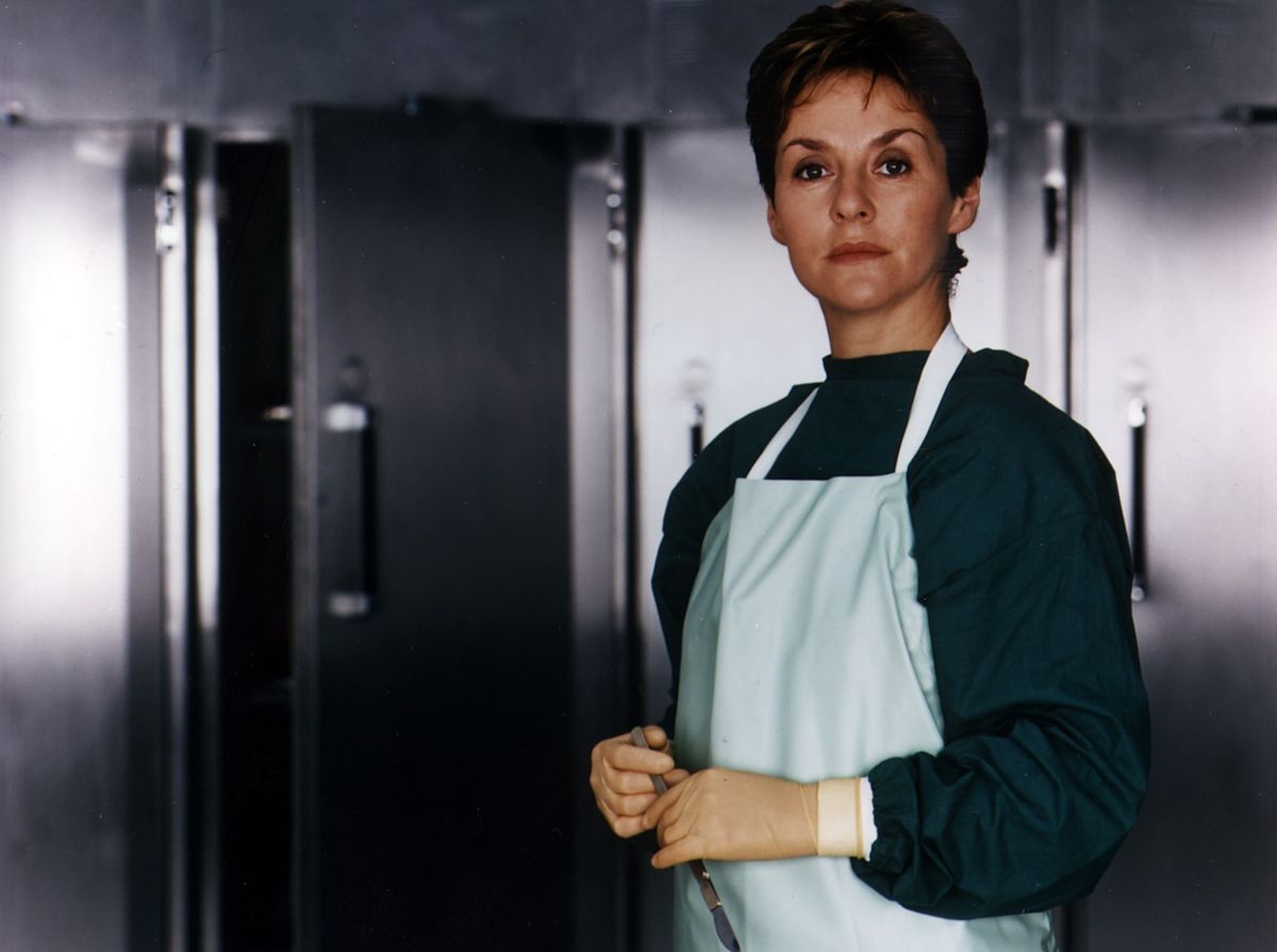Amanda Burton actress as pathologist Dr Sam Ryder in Silent Witness TV programme