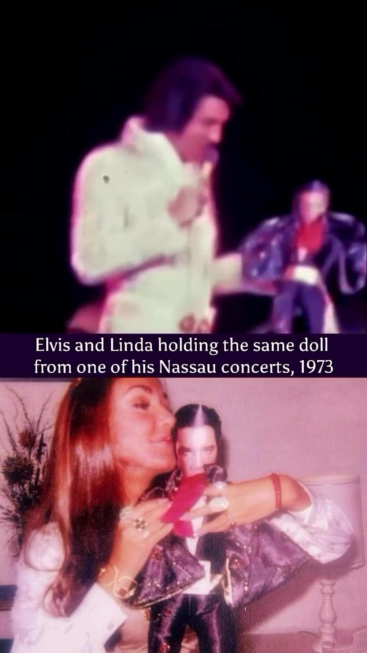 She dated Elvis from 1972 to 1976