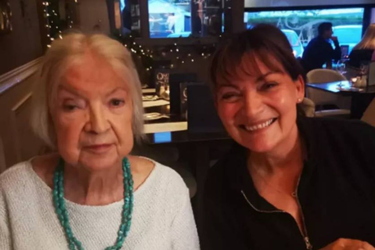 Lorraine Kelly and mum