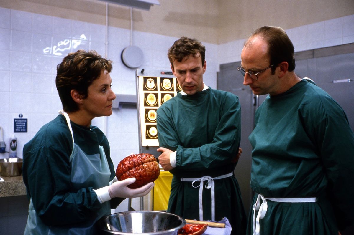 Amanda Burton, William Armstrong and Mick Ford in Silent Witness