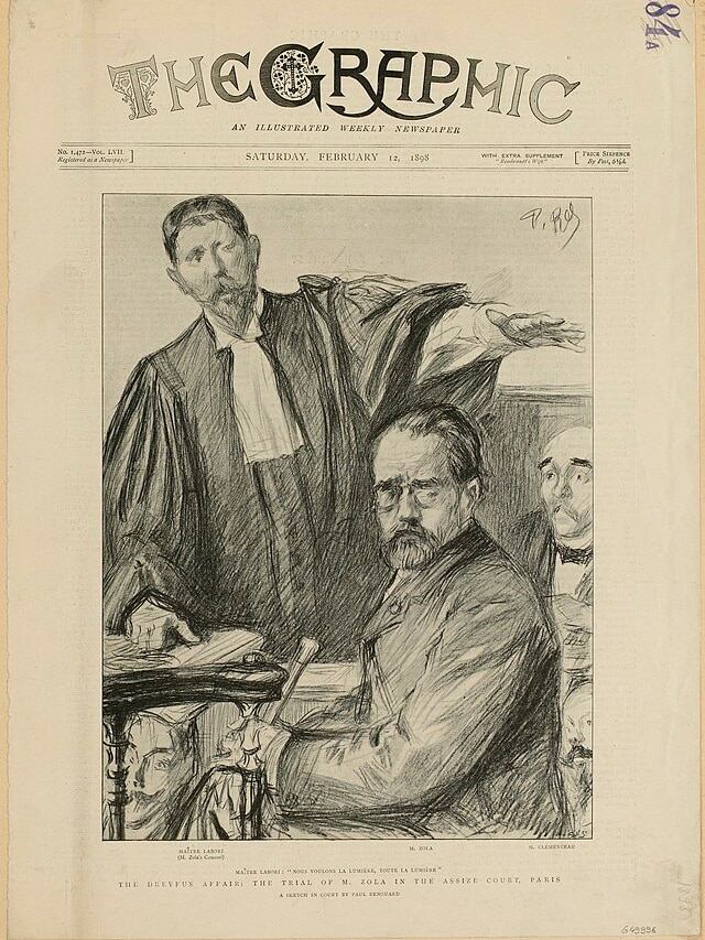 A newspaper in french. 