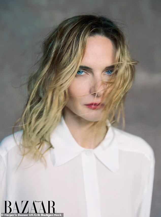 Meanwhile, In one close-up shot, Rebecca showcased her ageless beauty while styling her blonde locks in tousled waves