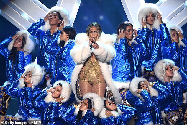 '[She] requested very specific furniture in her dressing room, a team of 10 dancers, a private jet and even special juice flown in from LA,' Dylan added