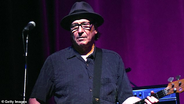 Blondie bassist Fred Smith has died aged 77 after suffering a long illness (pictured in 2016)