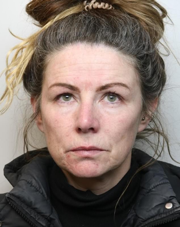 Police mug shot of Jassey. She plied Harriet with drugs to ensure she was disinhibited: ‘Drugs are a great tool for a predator,’ says Harriet. ‘She took them too. She gave me drugs, more drugs and vodka’