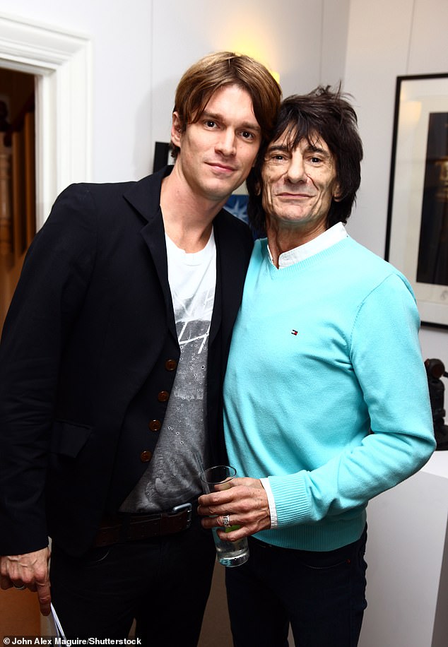 Why Ronnie Wood's children aren't Rolling in Cash: The truth behind the Stones' money myth as guitarist's son Jesse reveals he's living on barely £1,000 a month (pictured in 2011)