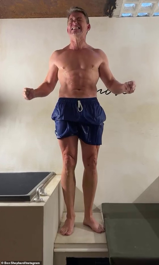 He said he hoped to motivate his fanbase with the challenge because many see him as 'that bloke off the TV'