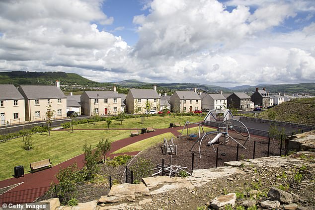 Residents living on the new estate were promised 1,800 houses, a school, shops, sporting facilities and open spaces to enjoy the fresh air