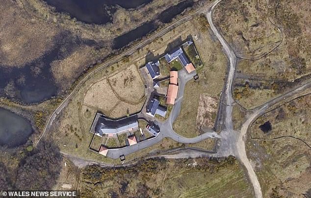 Seven of the houses - worth more than £1million - have been left to rot