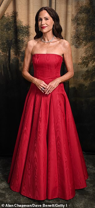 She was joined by a glamorous Minnie Driver and AJ Odudu as they both wowed in the gowns