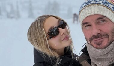 Sir David Beckham enjoyed a wholesome father daughter ski holiday with Harper during half term as he shared a series of sweet photos to Instagram on Monday