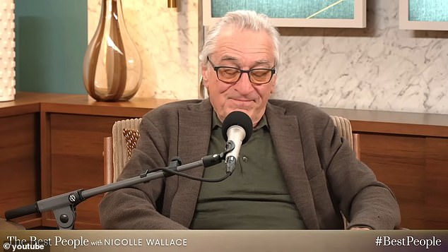 'I want my country back,' the actor said at a point during a sit-down with MS NOW's Nicolle Wallace - before eventually down into tears