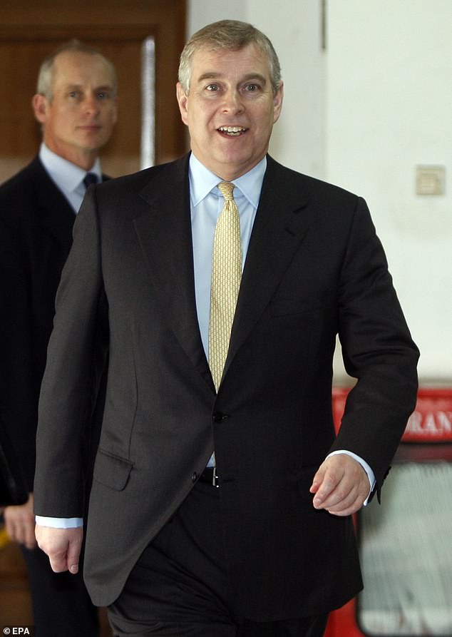 Andrew Mountbatten-Windsor, pictured in 2011, was 'very nice and very gentlemanly', said Ms Giannelloni