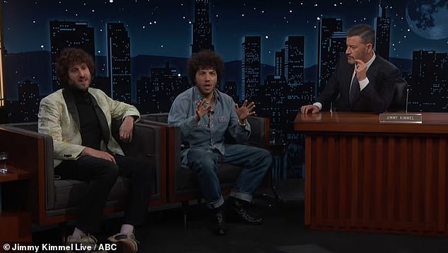 At one point during the interview, Blanco - who was also joined by fellow guest Lil Dicky - was questioned about the situation