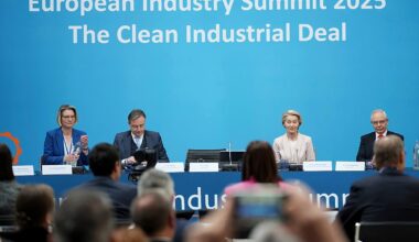 European leaders meet industry heavyweights in power shift for business