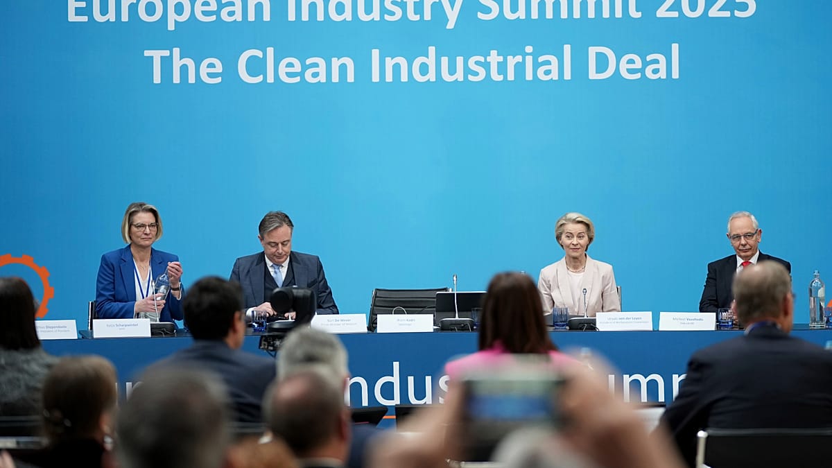 European leaders meet industry heavyweights in power shift for business
