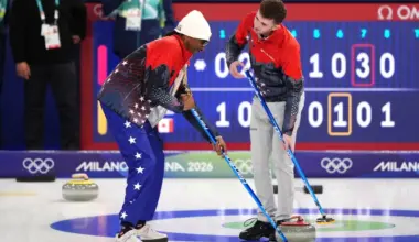 Rapper Cheers US to Mixed Doubles Curling Win