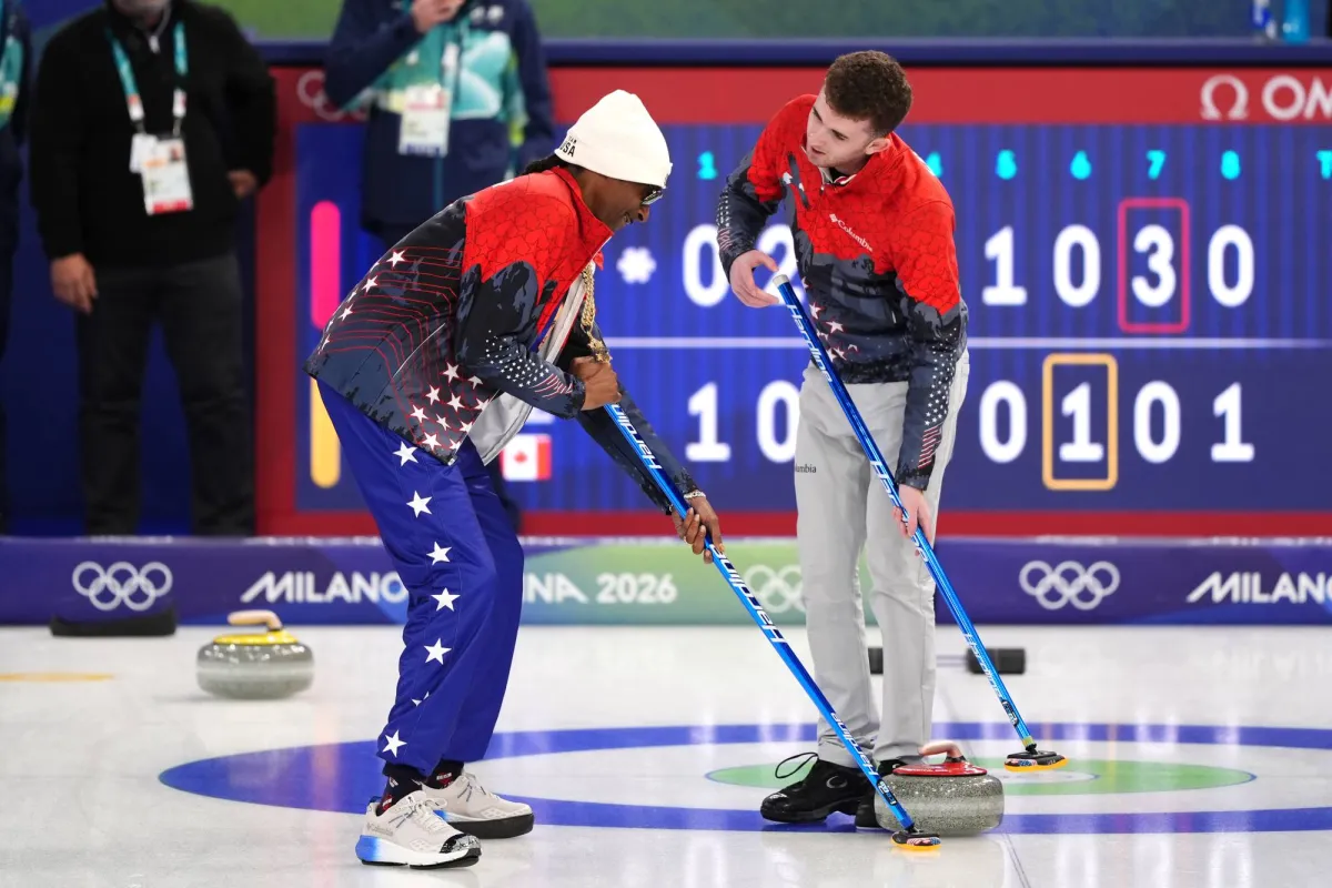 Rapper Cheers US to Mixed Doubles Curling Win