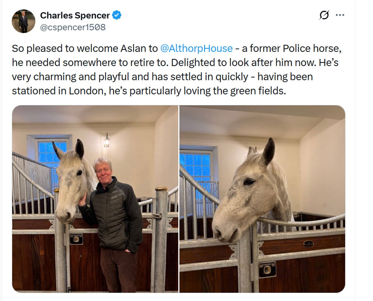 Princess Dianas brother handed over Althorp House to Marion and her family