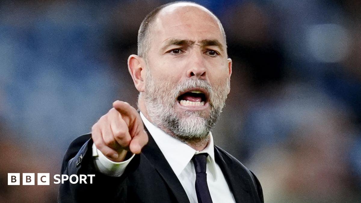 Igor Tudor gestures towards his players on the touchline