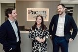 thumbnail: Lizzie Crothers, Pacem Advisory’s director of accounting and tax, with director Kevin Kelly (left) and managing director Daniel Glover