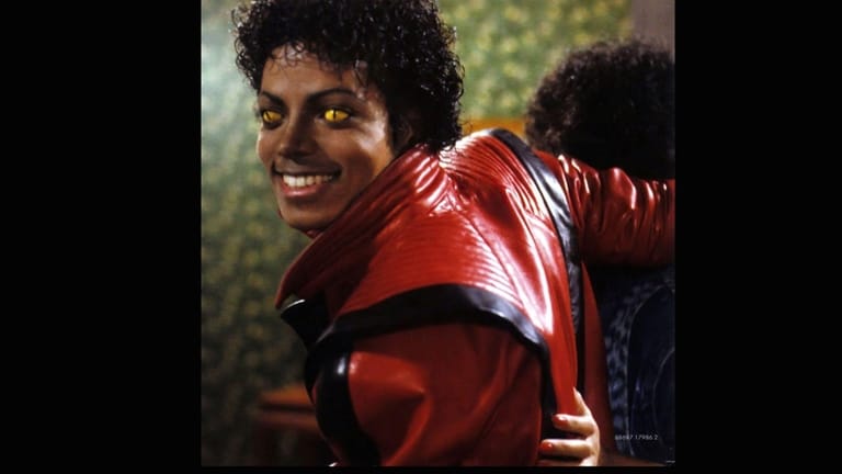 Michael Jackson's 1983 video for "Thriller," directed by John Landis,...