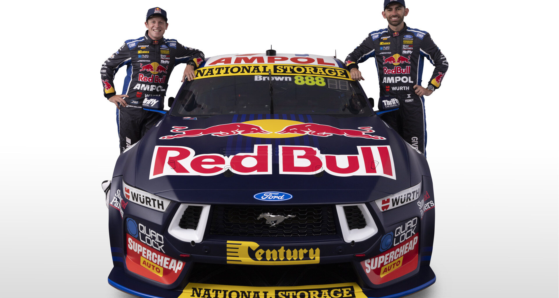 Supercars news: Triple Eight unveils first Red Bull Ford Mustang race livery