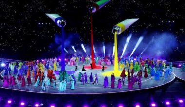 Winter Olympics officially open with a multi-site opening ceremony