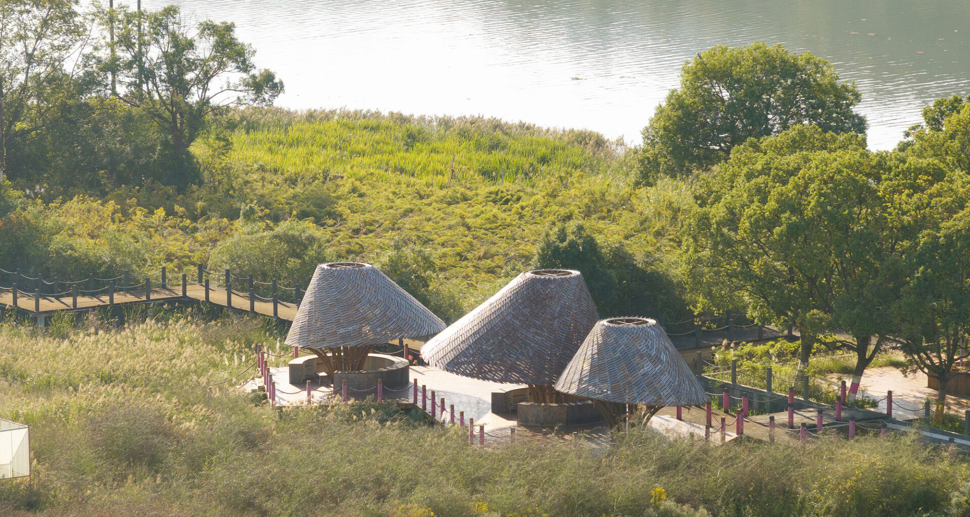 Qingjiang Furong Pavilions / FLIP studio