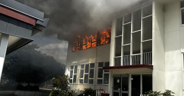 Crews from as far as Tauranga battle major blaze at Taupō high school